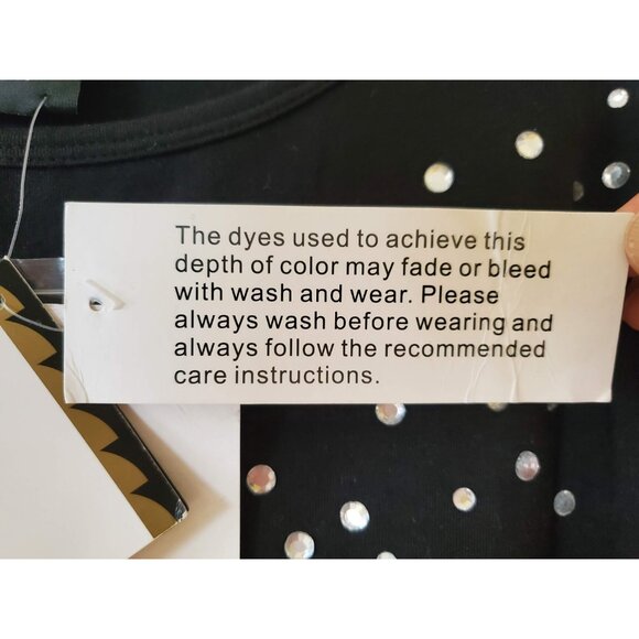 VINTAGE BOB MACKIE WEARABLE ART WOMENS SHIRT RHINESTONES SIZE 3X NWT - Picture 5 of 8